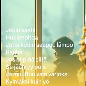 Joulu vaatii huolenpitoa