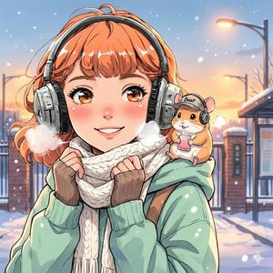 夕焼けを眺めながら続ける Study Chill