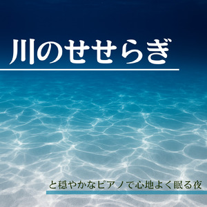 静かな夜の川辺