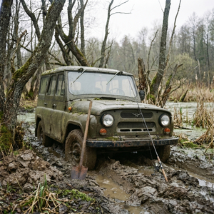 Едет УАЗ