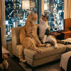 大人の夜景と甘いサックス