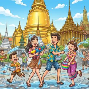 สงกรานต์มาแล้ว (Songkran festival Thailand)
