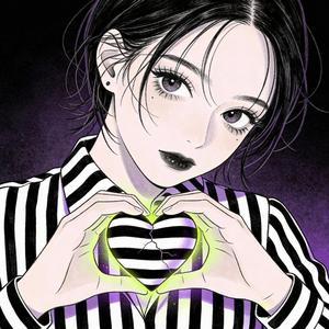 しま模様のハートはまだ割れてない