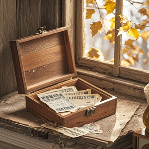 樟木盒里的旧票根