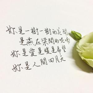 你是人间的四月天（翻自 解忧邵帅）