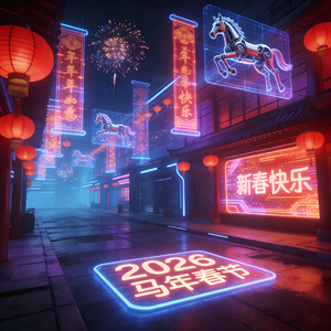 节日-东北民俗-国风旋律-电子弹鼓