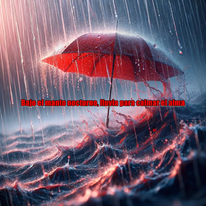 Noche de calma, lluvia para envolverte en paz