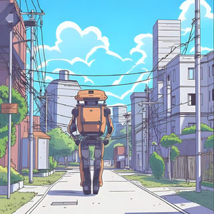 てんてこまいロボット