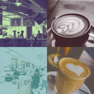 柔和的豪华餐厅时刻