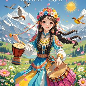 花儿一样的新疆姑娘-丁丁