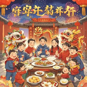 喜气洋洋中国年_小郑海纳百川