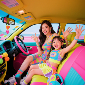 PAI & FILHA NA CORRIDA