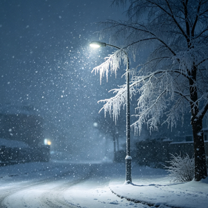 雪落满无人见证的肩