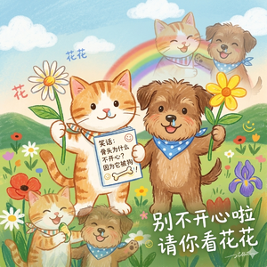 别不开心啦请你看花花