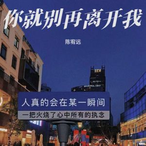 你就别再离开我