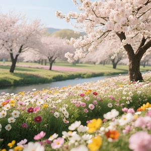春天花会开笑容也盛开