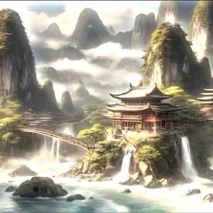 水墨青山行 Journey Through Ink and Mountains