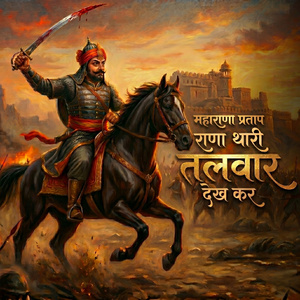 Maharana Pratap Rana Thari Talwari Dekh kar