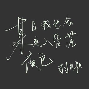 某日我也会走入昏茫夜色