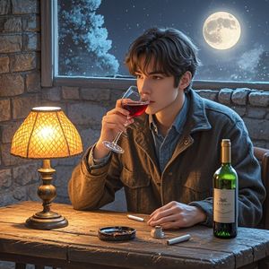 深夜的酒杯_瑶