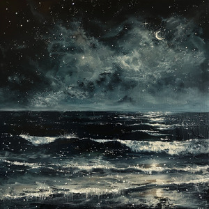 夜の海に包まれて