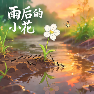 雨后的小花