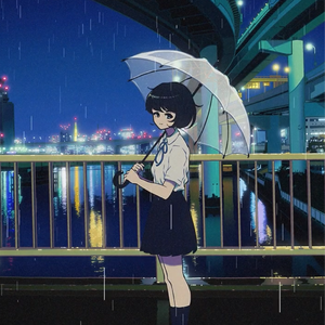 雨が降っている。