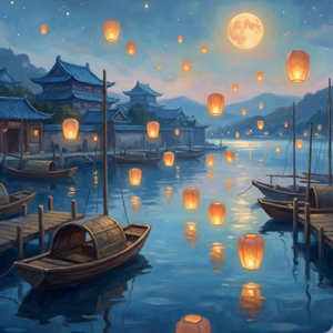 Calm Lantern Alley