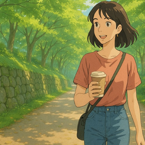 柔らかな対話 - 緑影ストローク