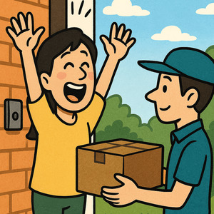 届くはずの届かない荷物