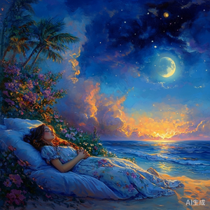 把整个夏天都揉进晚安