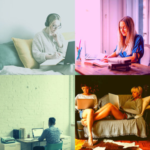 一尘不染在家工作印象数