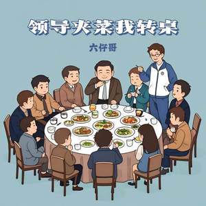 领导夹菜我转桌