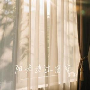 阳光透过窗帘