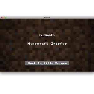 Minecraft Griefer