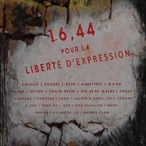 16,44 pour la liberté d'expression