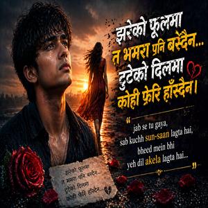 झरेको फूलमा त भमरा पनी बस्दैन…