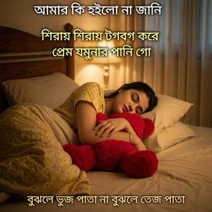 আমার কি হইলো না জানি, শিরায় শিরায় টগবগ করে প্রেম যমুনার পানি