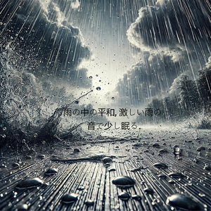 嵐の静けさ, 激しい雨の音で少し眠る