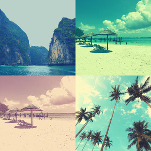 抚慰的沙滩回忆