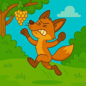 Le renard et les raisins