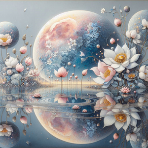 你算水中月 还是那镜中花