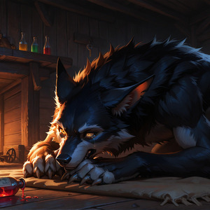 Мальчик, Ива и Луна