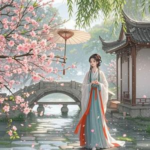 春迟花落半