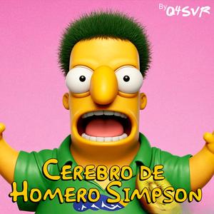 Cerebro de Homero Simpson (2do entierro / kiwi en cenizas)