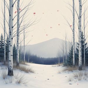 初雪的独白#AI创作大赛2025最后一首情歌赛季