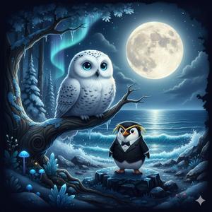 Moon & Ice (ムーン・アンド・アイス)〜フクロウさんとペンギンさん