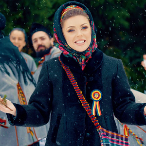 Ciucur verde de matase