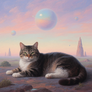 ゆったり猫の夢心地