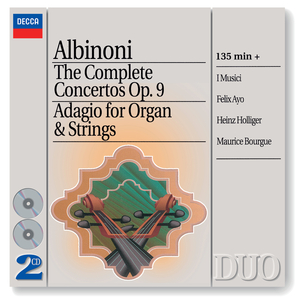 Concerto a 5 in D minor, Op.9, No.2 for Oboe, Strings, and Continuo:2. Adagio